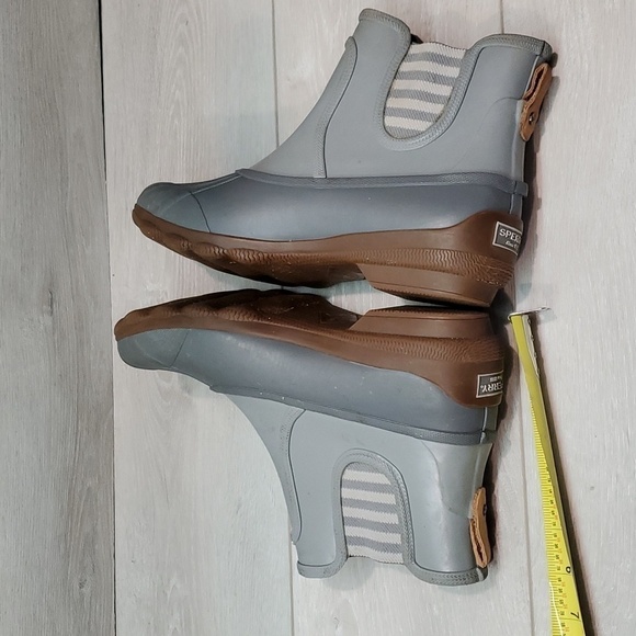 Sperry Womens Saltwater Syren Duck Rubber Waterproof Ankle Booties shoes 8.5 - Picture 9 of 15